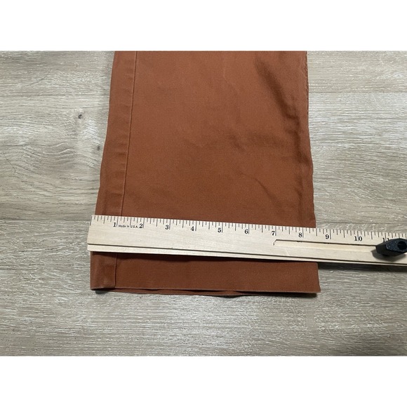 Old Navy Women's Sz 0 Petite Pants Orange Wide-Leg Chino Twill High-Rise Y2K - Picture 6 of 6